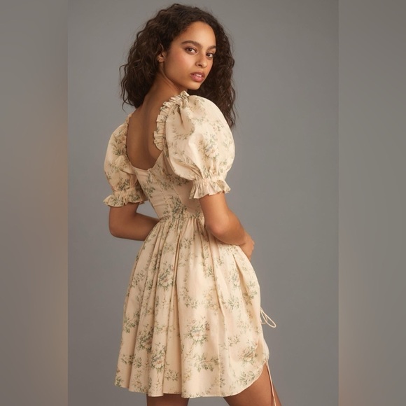 Anthropologie Selkie Puff-Sleeve Villa Romantics Mini Dress - Picture 3 of 9